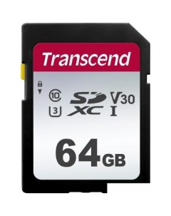 Карта памяти SDXC 300S 64GB Transcend