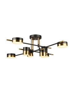 Потолочный светильник Mirastyle SX-N-4544/8 BK+GD