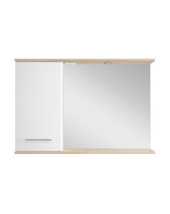 Шкаф с зеркалом для ванной Misty Респект 120 / Э-Рес02120-1Л