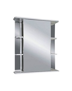 Шкаф с зеркалом для ванной Misty Магнолия 65 R / Э-Маг04065-01СвП