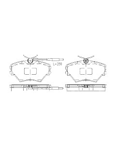 Тормозные колодки Patron PBP972 Патрон