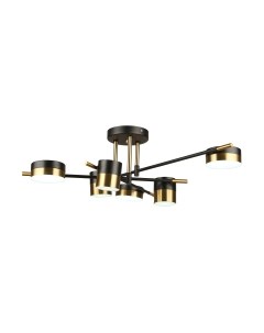 Потолочный светильник Mirastyle SX-N-4544/6 BK+GD