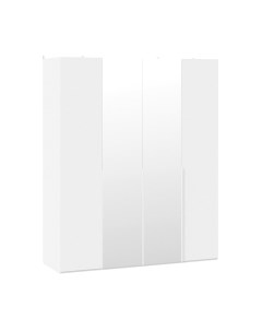 Шкаф ТриЯ Порто СМ-393.07.108 с 2 глухими и 2 зеркальными дверями Трия