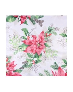 Скатерть Доляна Рождественский букет 145x260 / 9580638