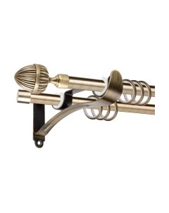 Карниз для штор АС ФОРОС Prime D16Г/16Г + наконечники Милано Ас форос