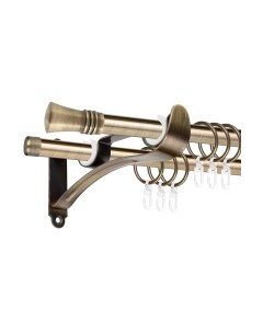 Карниз для штор АС ФОРОС Prime D16Г/16Г + наконечники Арига Ас форос