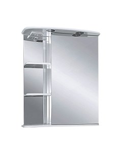 Шкаф с зеркалом для ванной Misty Магнолия 60 / Э-Маг04060-01СвП