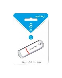 USB flash накопитель SmartBuy Crown 8Gb White (SB8GBCRW-W) Smartbuy