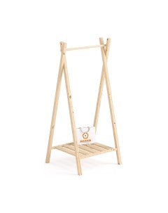 Стойка для одежды Домаклево Сосна/натуральный