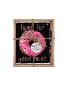 Набор канцелярский Food In Black. Пончик Донатс / 7-48-1179-2/5 Bruno visconti