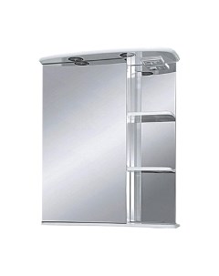 Шкаф с зеркалом для ванной Misty Магнолия 60 / Э-Маг04060-01СвЛ