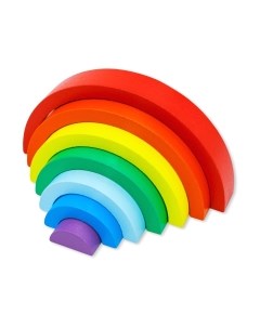 Развивающая игрушка Alatoys Пирамидка. Радуга / ПСТ04