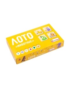 Развивающая игра Alatoys Лото. Животные / ЛТ08