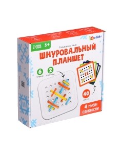 Развивающий игровой набор Zabiaka Шнуровальный планшет / 994912