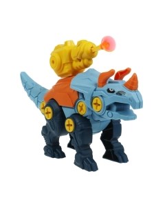 Игрушка-конструктор Город мастеров С отверткой динозавр с пушкой / 42001-KY