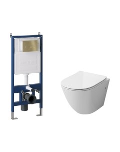 Унитаз подвесной с инсталляцией GR-4411S+900.K31.01.000+700.K31.05.32M.32M Grossman