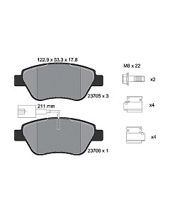 Тормозные колодки Textar 2370502