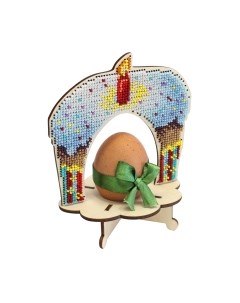 Набор для вышивания Подставка под пасхальное яйцо. Кулич / О-056М М.п.студия