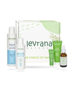 Набор косметики для лица Levrana 5 ступеней ухода Гель д/умыв+Тоник+Сыворотка+Кр д/лица+Кр д/век