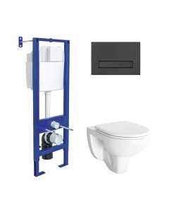 Унитаз подвесной с инсталляцией Atom Line 043313 Berges