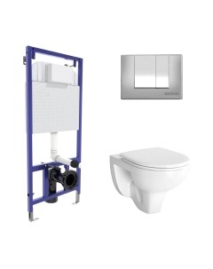 Унитаз подвесной с инсталляцией Gamma / 042427 Berges