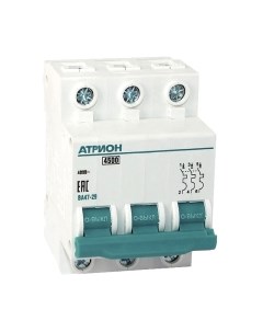 Выключатель автоматический Атрион VA4729-3-06B