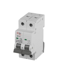 Выключатель автоматический ЭРА Pro VA63-2P16C4.5 ВА47-63 2P 16А / Б0059422 Эра