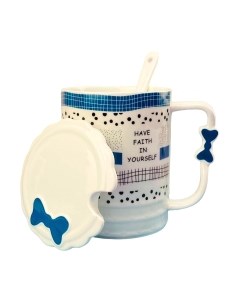 Кружка с ложкой Lenardi 315-052