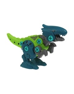 Игрушка-конструктор Город мастеров Динозавр 2 в 1 с отверткой / 42004-KY