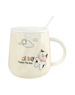 Кружка с ложкой Lenardi 315-055