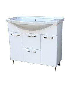 Тумба с умывальником СанитаМебель Камелия-69.51к Д2 + Эльбрус 90 Санитамебель