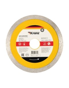 Отрезной диск алмазный Kranz KR-90-0111