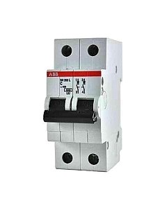 Выключатель автоматический ABB S 202 2P С 16А 6кА 2M / 2CDS252001R0164 Abb