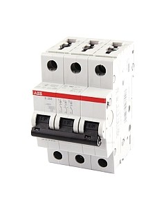 Выключатель автоматический ABB S 203 3P С 32А 6кА 3M / 2CDS253001R0324 Abb
