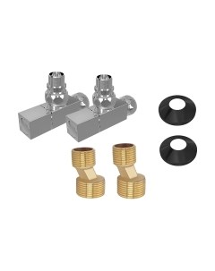 Комплект фитингов для полотенцесушителя Aquatek AQ 2020CH