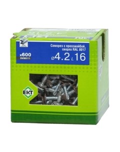 Саморез ЕКТ С прессшайбой 4.2х16 сверло / BW000111 Ект