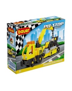 Конструктор Bauer Pit Stop С эвакуатором и гоночной машиной / 816