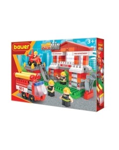 Конструктор Bauer Fireman Пожарная часть / 742