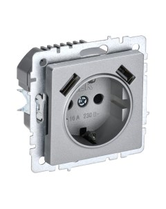 Розетка IEK Brite BR-R14-16-U21-D31-K47 Iek