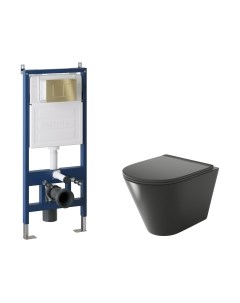 Унитаз подвесной с инсталляцией Grossman GR-4477BMS+900.K31.01.000+700.K31.04.32M.32M