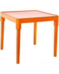 Детский стол 100025 оранжевый Алеана