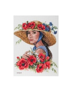 Набор для вышивания Цветочная шляпа / К-250 Merejka