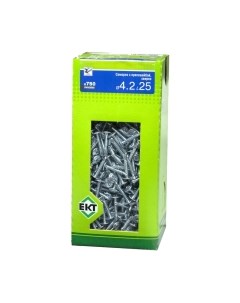 Саморез ЕКТ С прессшайбой 4.2х25 сверло / BW000060 Ект