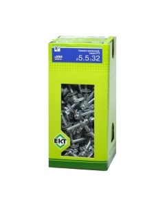 Саморез ЕКТ Кровельный с резиновой прокладкой 5.5х32 сверло PT3 / BW000105 Ект