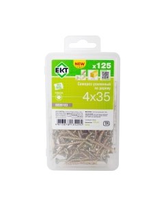 Саморез ЕКТ Усиленный по дереву TORX20 4.0x35 потайной / B009183 Ект