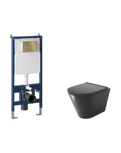 Унитаз подвесной с инсталляцией GR-4477BMS+900.K31.01.000+700.K31.05.32M.32M Grossman