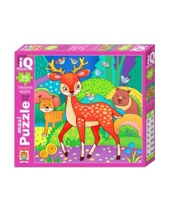 Развивающая игра Айрис-пресс IQ Макси. Олень в лесу 2+ / 9785811282258
