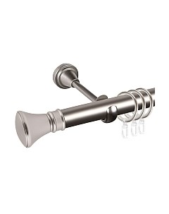 Карниз для штор АС ФОРОС Grace D25Г составной + наконечники Колокол Ас форос