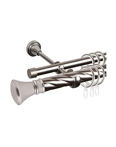 Карниз для штор АС ФОРОС Grace D25К/16Г + наконечники Колокол Ас форос