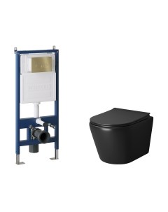 Унитаз подвесной с инсталляцией GR-4478BMS+900.K31.01.000+700.K31.05.32M.32M Grossman